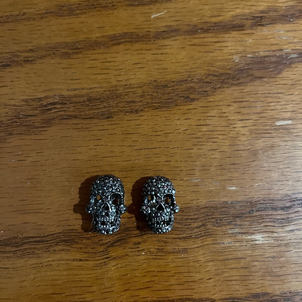 Rhinestone Skull Bead Lot-2
